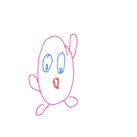 kirby drawing by cattibax in Artbitrator