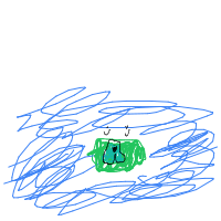 happy frog drawing by drawingprotrust in Artbitrator