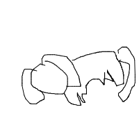 sleepy dog drawing by tisha in Artbitrator