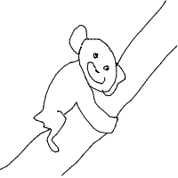 koala hugging tree drawing by mlcaus in Artbitrator