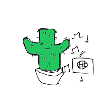 dancing cactus drawing by buggy in Artbitrator