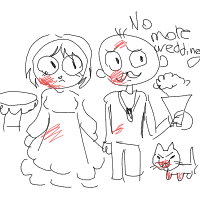 wedding disaster drawing by buggy in Artbitrator