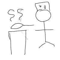 chef cooking drawing by aliyahnder in Artbitrator