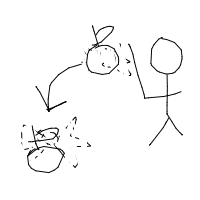 throwing food drawing by aliyahnder in Artbitrator