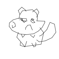 grumpy dog drawing by assley in Artbitrator
