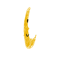 moon smiling drawing by mellorae in Artbitrator