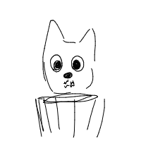 raccoon trash panda drawing by chapa in Artbitrator