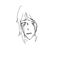 sad face drawing by yoniboni67 in Artbitrator