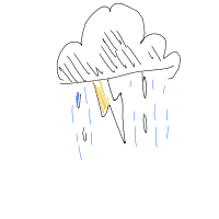 rain cloud drawing by yoniboni67 in Artbitrator