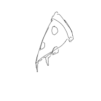 pizza slice drawing by yoniboni67 in Artbitrator
