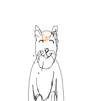 sleeping cat drawing by tanktopbelea in Artbitrator