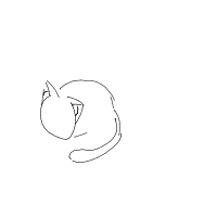 sleeping cat drawing by guest-cvno27qqj in Artbitrator