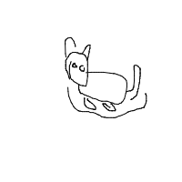 sleeping cat drawing by yemi in Artbitrator