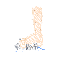 cold feet drawing by pukechimp in Artbitrator