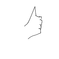thumbs up drawing by commonmann in Artbitrator
