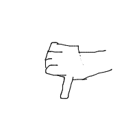 thumbs down drawing by commonmann in Artbitrator