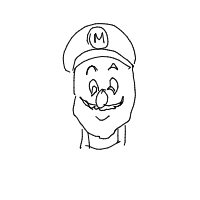 mario drawing by keets in Artbitrator