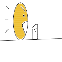 pac-man drawing by devislonewolf in Artbitrator