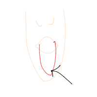 tip of tongue drawing by sjs159 in Artbitrator
