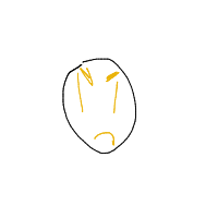 angry face drawing by vandy in Artbitrator