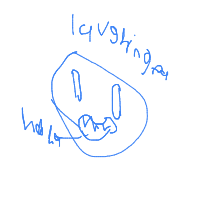 laughing drawing by vandy in Artbitrator