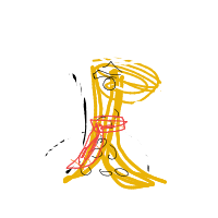 giraffe with scarf drawing by sofeinious_37 in Artbitrator