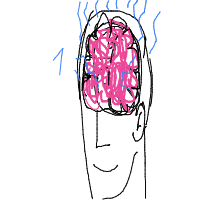 brain freeze drawing by gbhas in Artbitrator
