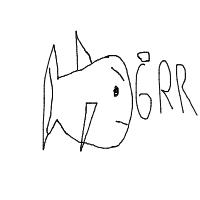 grumpy fish drawing by martin2439 in Artbitrator