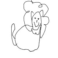 proud lion drawing by martin2439 in Artbitrator