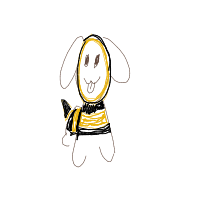 dog in costume drawing by vvvvrrrr in Artbitrator