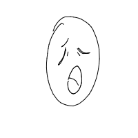 yawning drawing by vvvvrrrr in Artbitrator