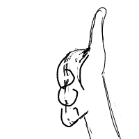 thumbs up drawing by vvvvrrrr in Artbitrator