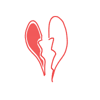 broken heart drawing by vvvvrrrr in Artbitrator