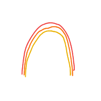 rainbow drawing by vvvvrrrr in Artbitrator