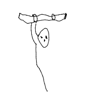 sloth hanging drawing by rafsw32 in Artbitrator