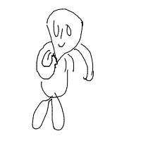 hand on chin drawing by yume in Artbitrator