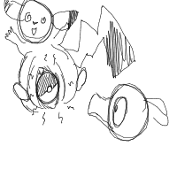 pikachu battling a charizard drawing by player-be9p698t5 in Artbitrator