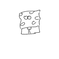 spongebob drawing by nightt in Artbitrator