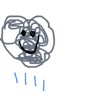 cloud with face drawing by seker in Artbitrator