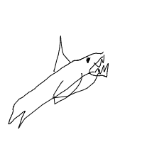great white shark drawing by shaquespere in Artbitrator