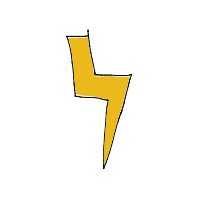 lightning bolt drawing by coxinhacomcatupiry in Artbitrator