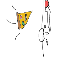 throwing food drawing by coxinhacomcatupiry in Artbitrator