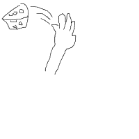 throwing food drawing by kamenz76 in Artbitrator