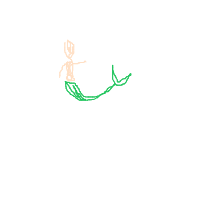 mermaid at aquarium drawing by kamenz76 in Artbitrator