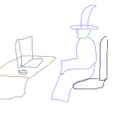 wizard tech support drawing by kamenz76 in Artbitrator