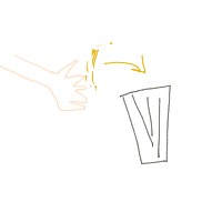 throwing food drawing by aymu in Artbitrator