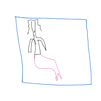 mermaid at aquarium drawing by aymu in Artbitrator