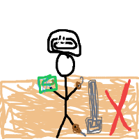 pirate finding treasure drawing by seker in Artbitrator