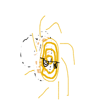 sun wearing sunglasses drawing by heloiza in Artbitrator