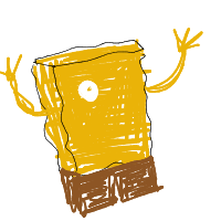 spongebob drawing by sunny99 in Artbitrator
